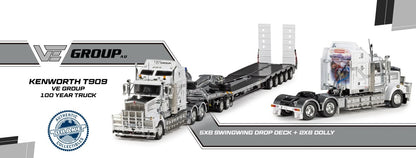 Drake VE Group 100 Year Anniversary Kenworth/ Swingwing Drop Deck and Dolly