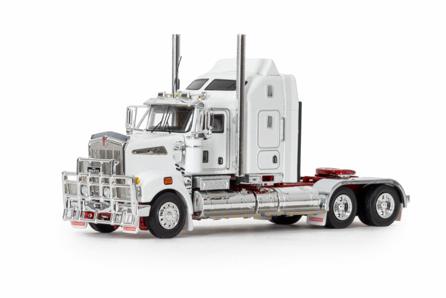Drake T909 White/Red & 4X8 Swing Wing Trailer