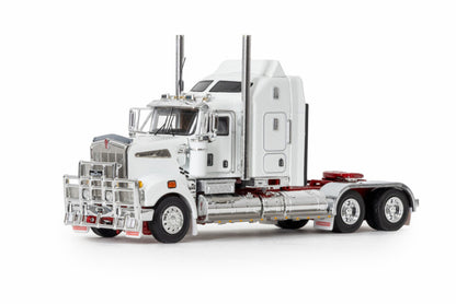 Drake T909 White/Red & 4X8 Swing Wing Trailer