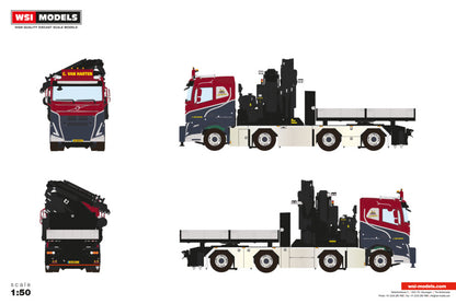 WSI Volvo FH5 Sleeper Flatbed Fassi 1300 + JIB  **Arriving 2026**
