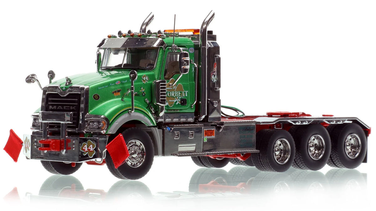 HHR Corbett Mack Titan Tri-Axle with Fontaine 100-Ton 5-Axle Step Deck Trailer
