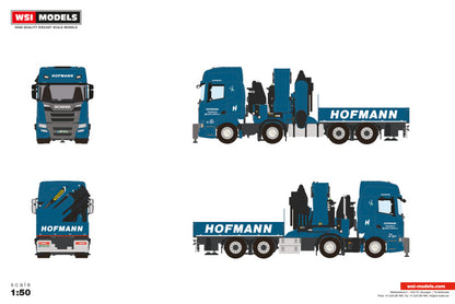 WSI Hofmann; SCANIA R HIGHLINE CR20H 8X4 WITH PALFINGER PK 165.002 TEC 7 + JIB