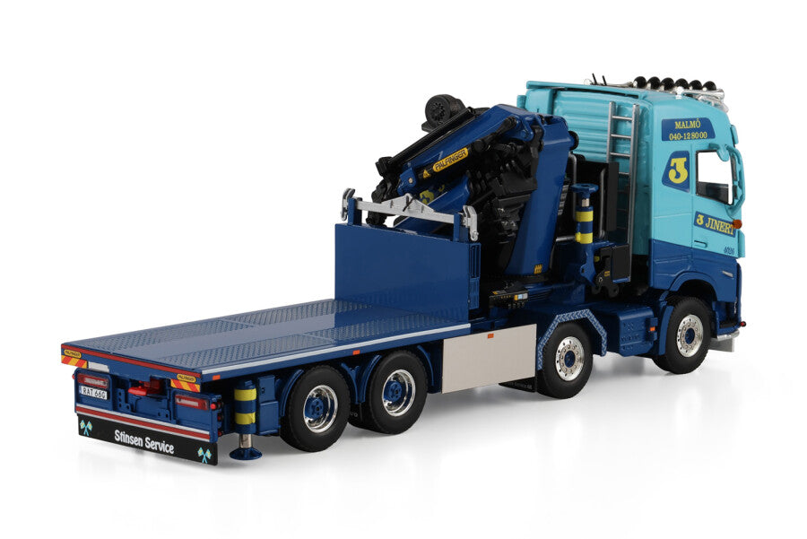 WSI Volvo FH5 Globetrotter Flatbed Palfinger 165.002 + Jib