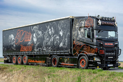 WSI SCANIA S HIGHLINE CS20H 4X2 CURTAINSIDE TRAILER - 3 AXLE