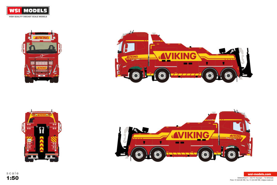 WSI Volvo FH5 Globetrotter Falkom 8X4 Wrecker **Arriving 2026**